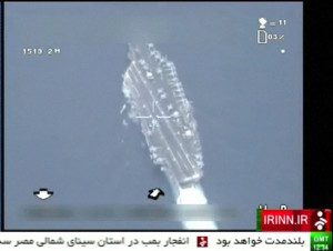 iran flies drone over u.s. aircraft carrier