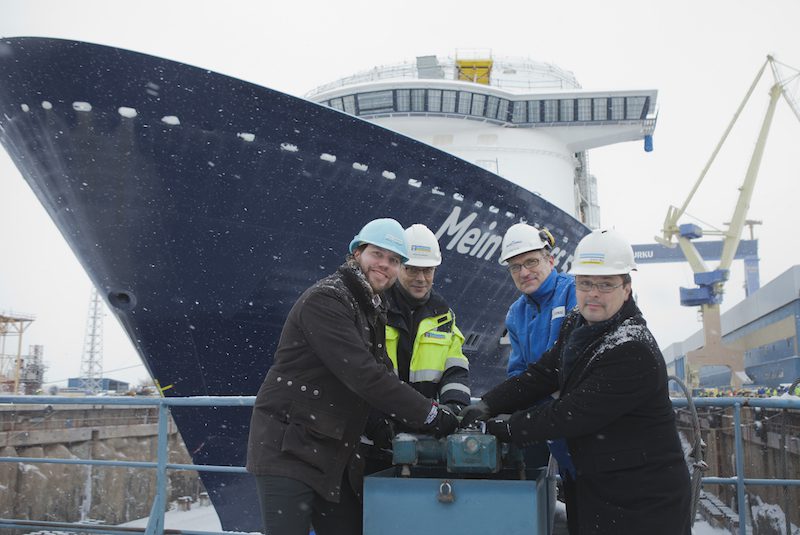 Meyer Turku Floats ‘Mein Schiff 5’ Cruise Ship