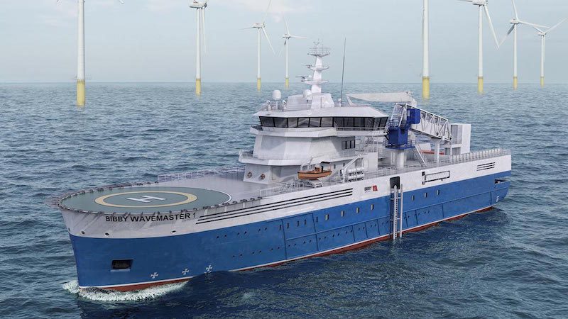Bibby Marine Orders Purpose-Built Wind Farm Service Vessel