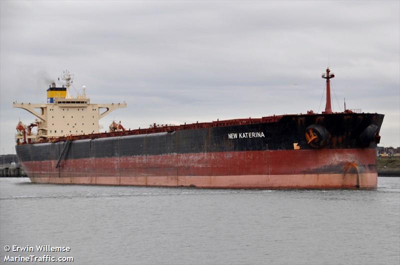 Capesize Bulk Carrier Aground in Suez Canal