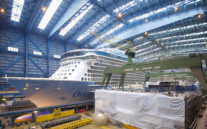 WATCH: Ovation of the Seas Float Out