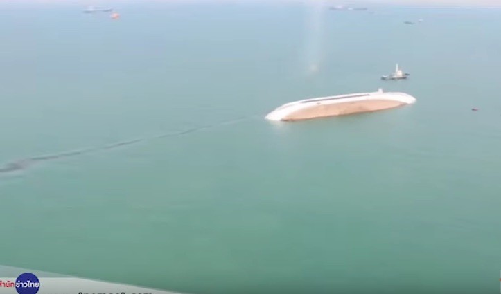 Abandoned Cruise Ship Ocean Dream Sinks Off Thailand