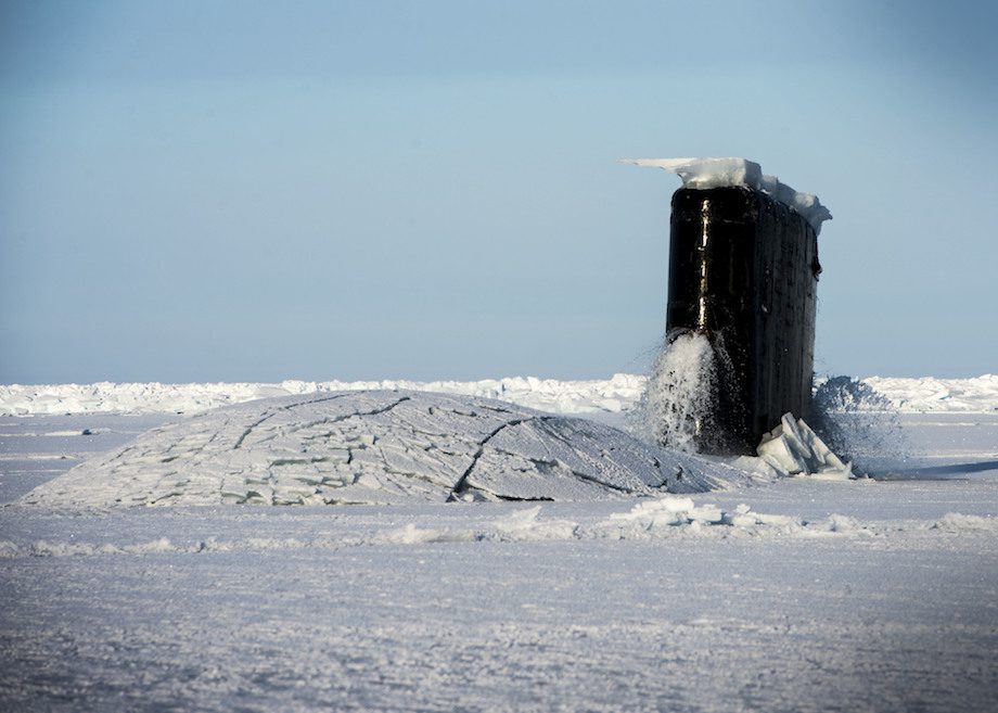 WATCH: U.S. Navy Attack Sub Emerges from Ice in the Arctic Circle