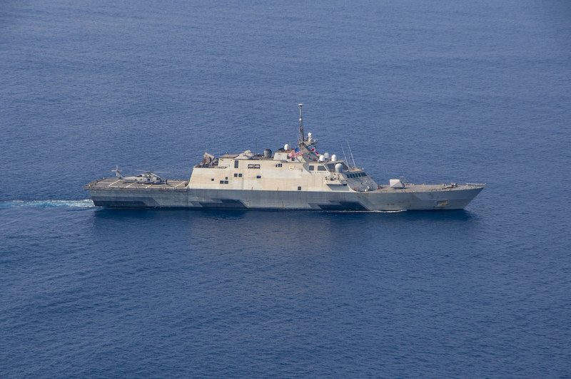  The littoral combat ship USS Fort Worth (LCS 3). Photo: U.S. Navy