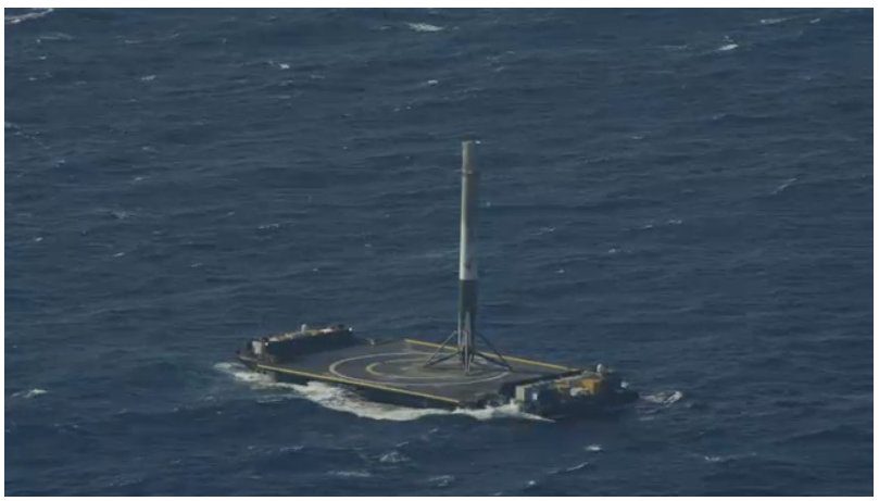WATCH: History Made as SpaceX Lands Rocket on Drone Ship at Sea