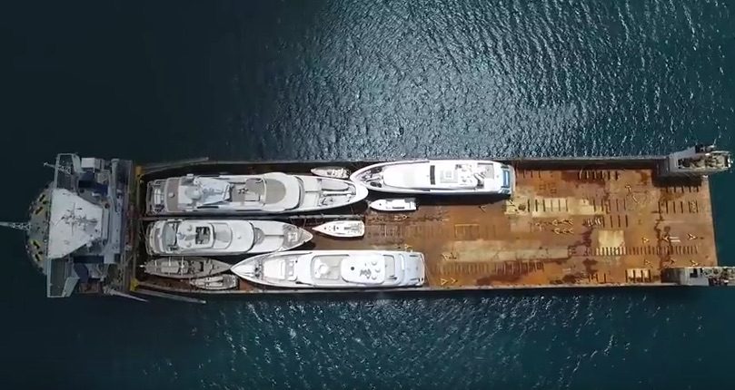 WATCH: Float-On Megayacht Transport with Super Servant 4