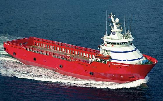 DOF Vessels Land North Sea Work