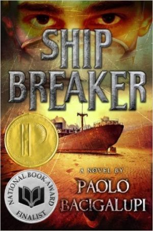 Ship Breaker book cover by Paolo Bacigalup