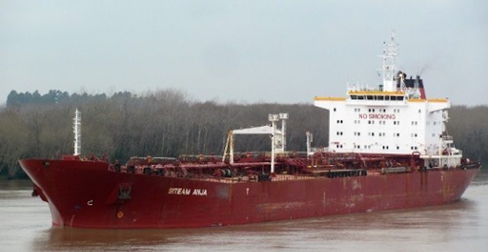 Tanker Carrying Vegatable Oil Aground Off Uruguay
