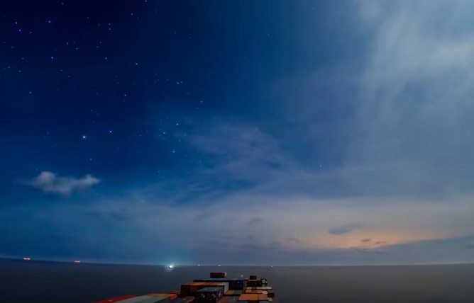 WATCH: Containership’s Starry Night in Amazing 4K HD