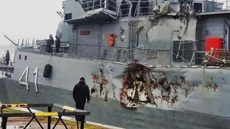 Argentine Navy Ship Damaged in Collision With Tanker