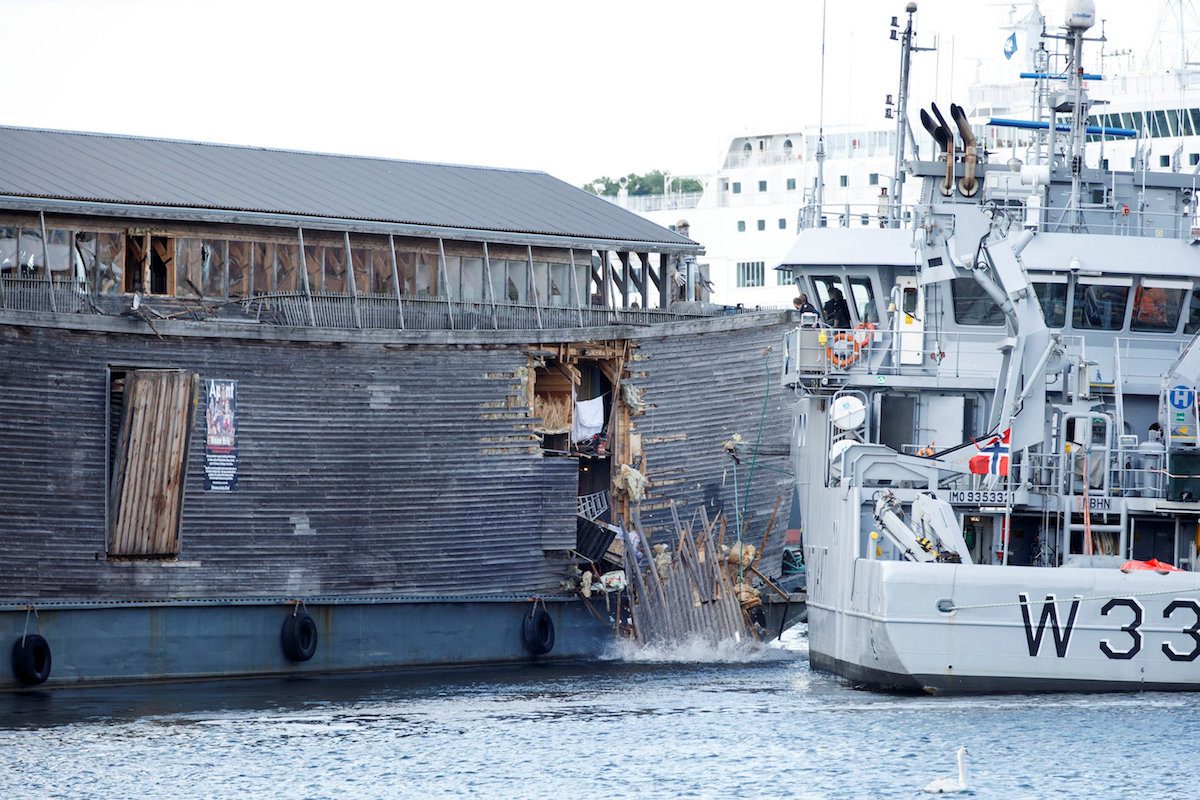 Noah’s Ark Crashes Into Coast Guard Vessel… You Read That Right