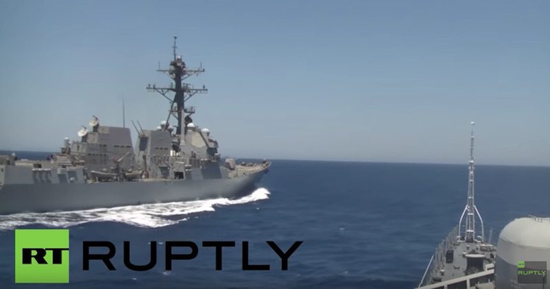 Russia: U.S. Destroyer Came ‘Dangerously Close’ to Russian Warship – See the Video