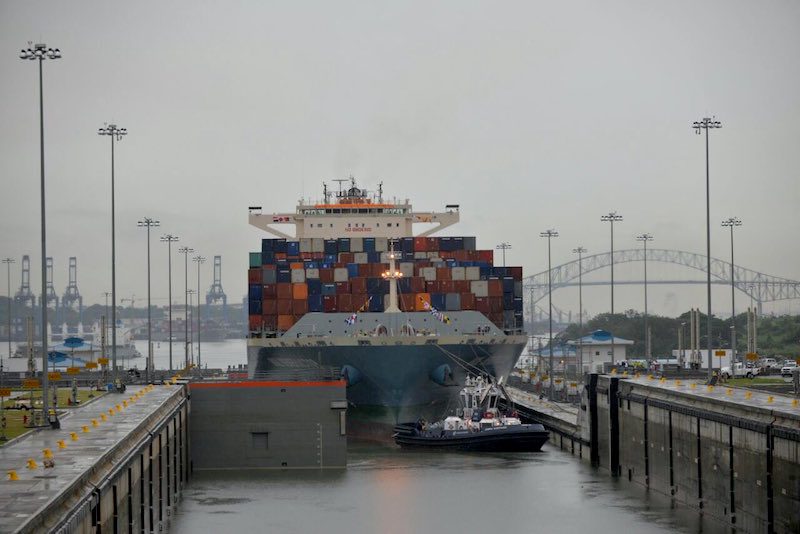 Containership Pays Nearly $1 Million Toll to Cross the Expanded Panama Canal