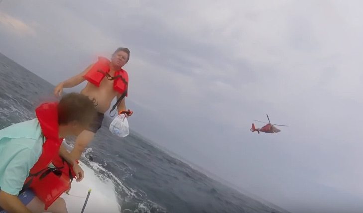 WATCH: EPIRB Leads to Successful Rescue of Four Off South Carolina