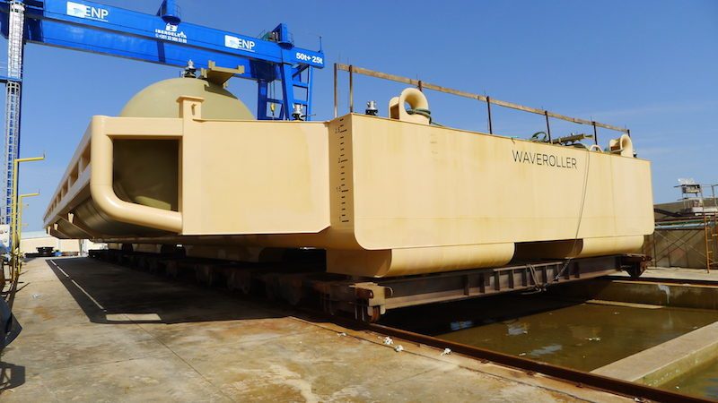 waveroller tidal power plant