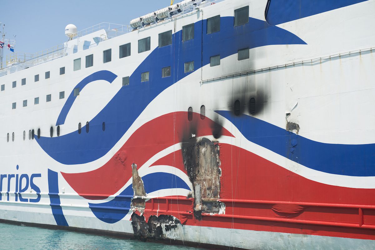 Fire Out Aboard Caribbean Fantasy Ferry in Puerto Rico [Damage Photos]