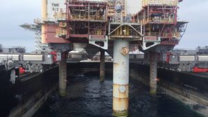 Allseas Pioneering Spirit First Oil Rig Decommissioning Job