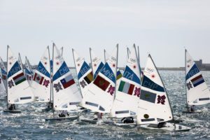 Olympic Laser Sailing Race