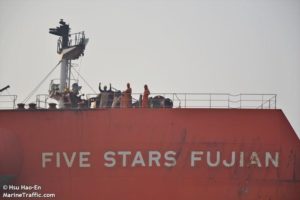 M/V FIVE_STARS_FUJIAN stranded crew