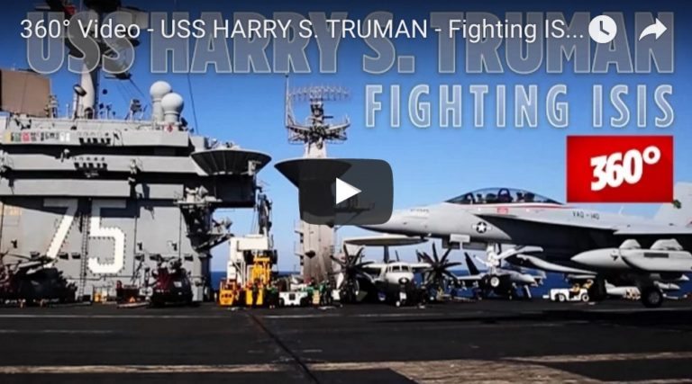 360° Video Aboard Aircraft Carrier USS Harry S Truman