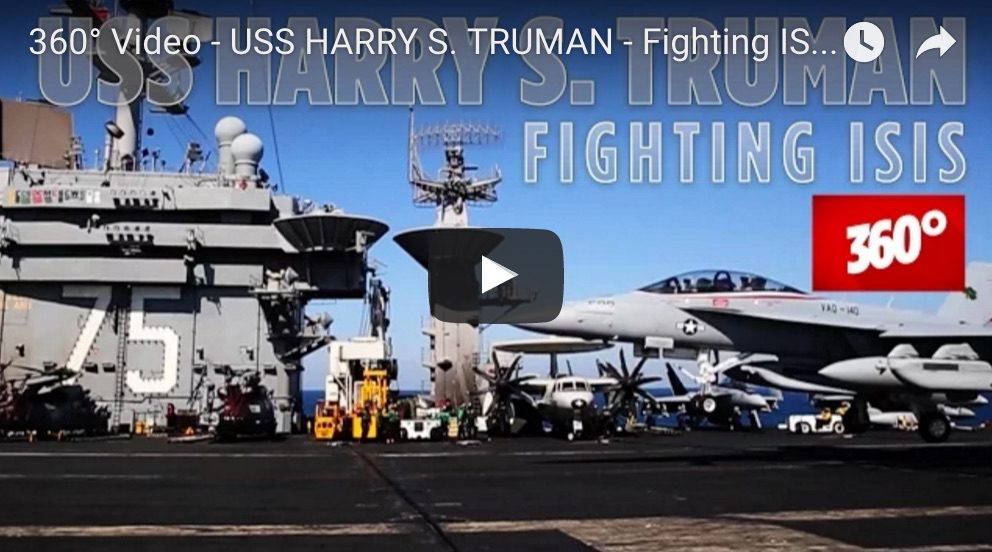 360° Video Aboard Aircraft Carrier USS Harry S Truman