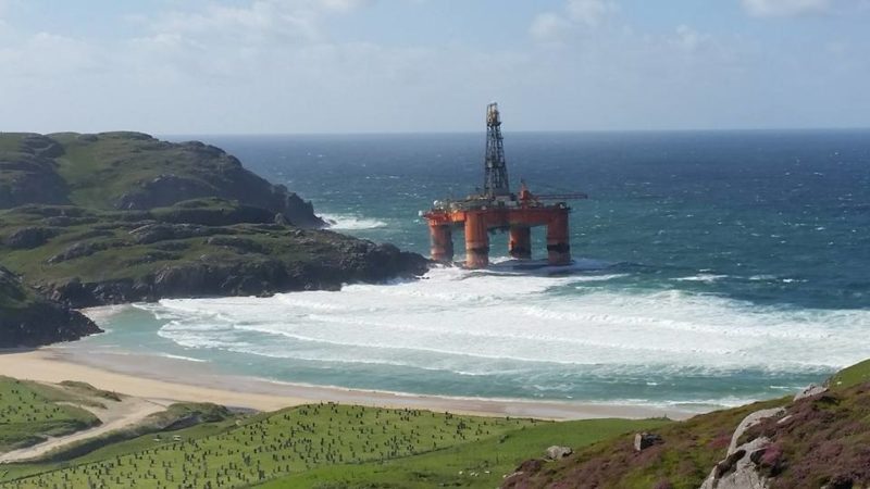 transocean winner aground