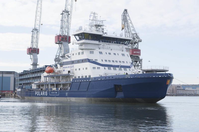 The Finnish Transport Agency's new icebreaker Polaris. Photo: Arctech Helsinki