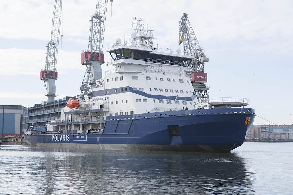 Arctech Helsinki Delivers World’s First LNG-Powered Icebreaker to Finnish Government