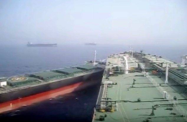 WATCH: VLCC and Bulk Carrier in Near Miss (Actually They Hit But Could Have Been Way Worse)