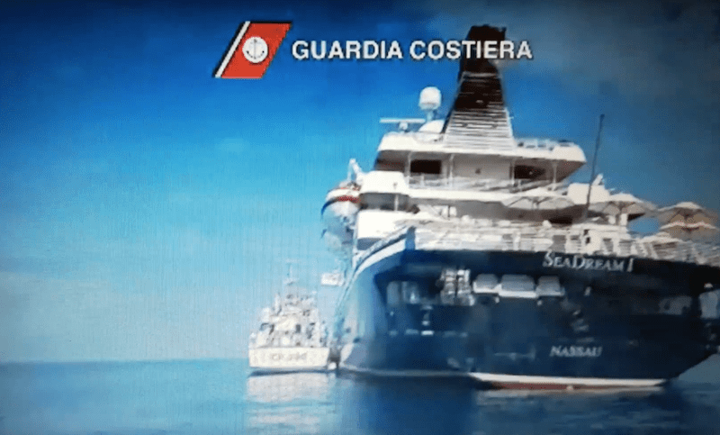WATCH: Evacuation Of High End Luxury Cruise Ship In Italy