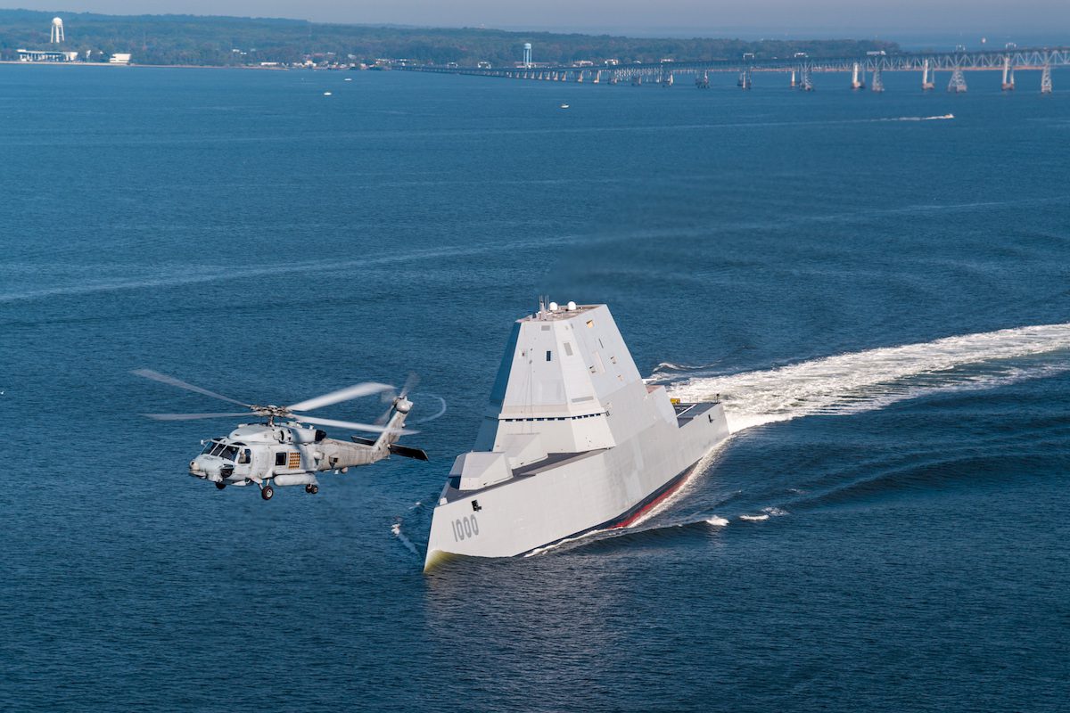 Ship Photos of the Day – 15 Great Photos of the USS Zumwalt in Baltimore