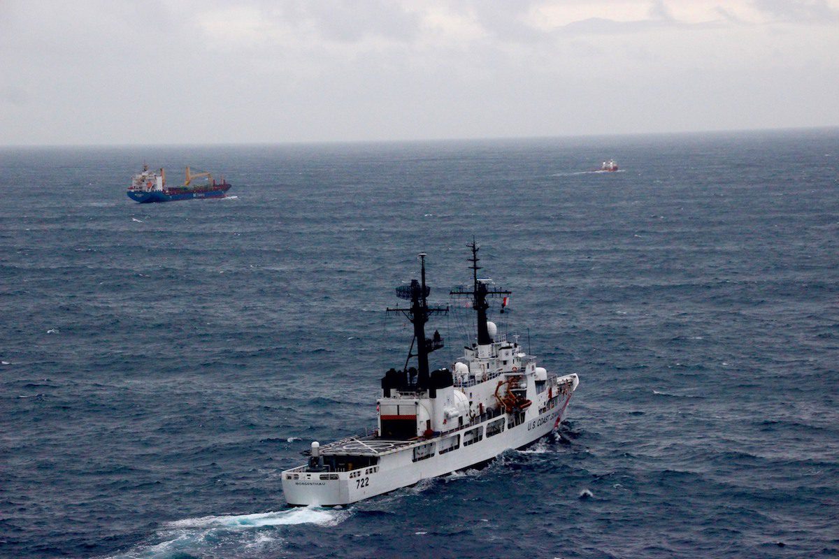 Adrift Cargo Ship Rescued in Gulf of Alaska