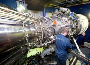 36MW Rolls-Royce MT30 gas turbine engine