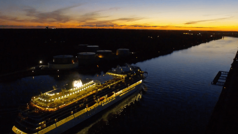 WATCH: Viking Star Traverses Cape Cod Canal – 4K Drone Footage