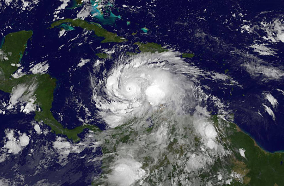 Category 4 Hurricane Matthew Intensifies in Caribbean