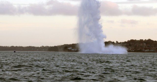 Royal Navy Detonates WWII-Era Bomb Found in Portsmouth Harbour