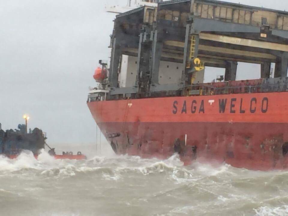 Eleven Rescued from Cargo Ship in England After Heavy Weather Collision