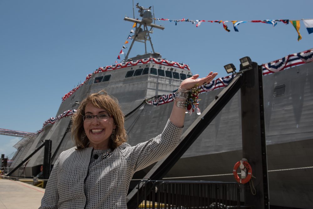 Navy Takes Delivery of Future USS Gabrielle Giffords