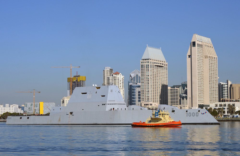 Ship Photos of the Day – USS Zumwalt Arrives in San Diego