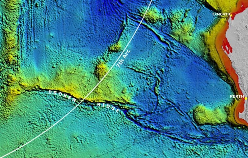 MH370 Investigators Missing Aircraft Not In Current Search Area   MH370 7th Arc Search Map 800x509 