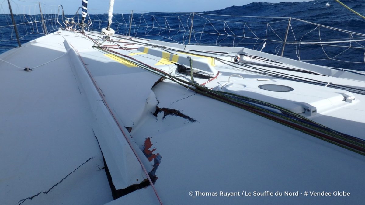 Vendée Globe Sailor in Trouble After Boat Hits Shipping Container Off New Zealand – UPDATE