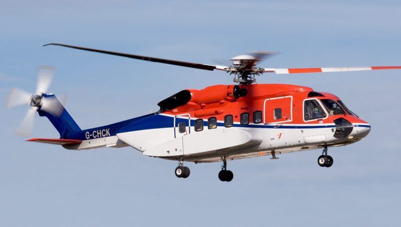 File photo shows the Sikorsky S92 aircraft.