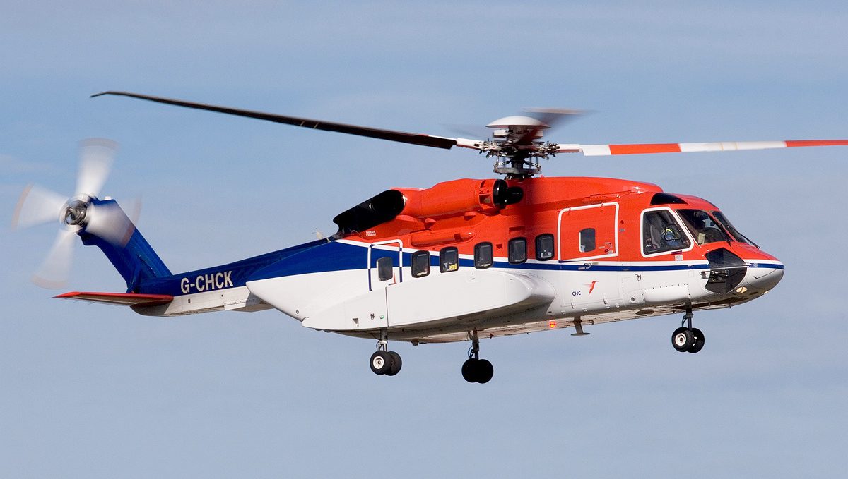 Sikorsky Calls for Mandatory Inspection of S92 Helicopters After North Sea Rig Landing Accident