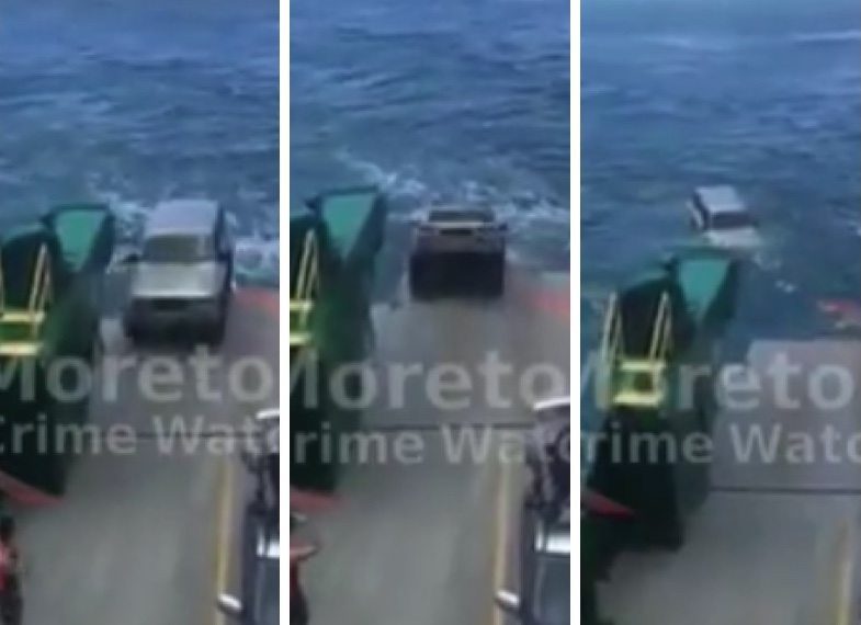 WATCH: SUV Rolls Off Ferry in Australia