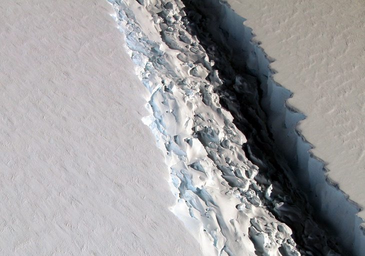 A Giant Iceberg the Size of Delaware is About to Break Off Antarctica