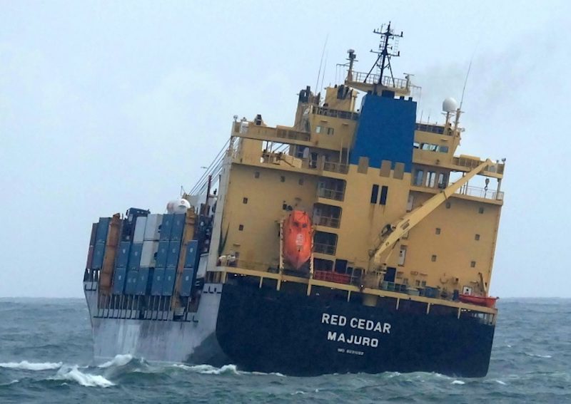 Fifteen Containers Lost from Cargo Ship in North Sea