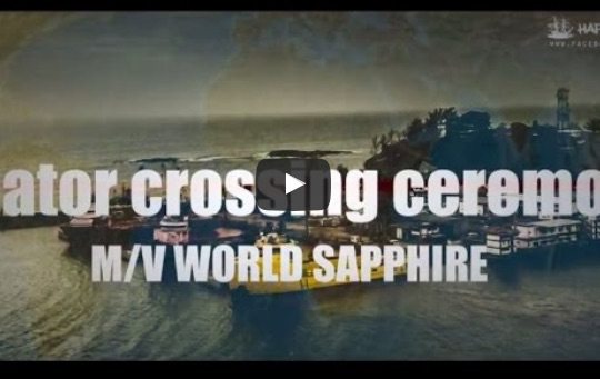 Watch: Line-Crossing Ceremony on MV World Sapphire