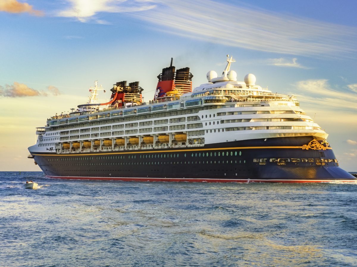 Disney Cruise Ship Underway
