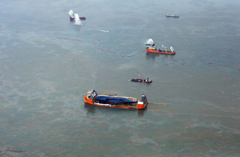 The sunken ferry Sewol sits on a semi-submersible ship during its salvage operations at the sea off Jindo, South Korea, March 26, 2017. Yonhap via REUTERS